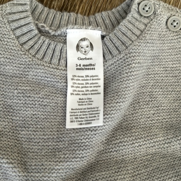 Gerber Baby Boys Sweater Knit Romper Jumpsuit - Picture 6 of 8